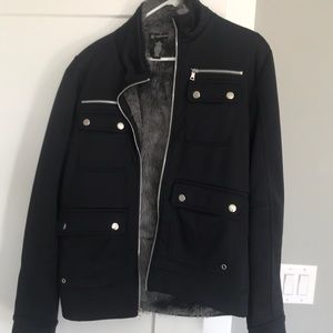 New Men’s inc medium cost with gray fur inside